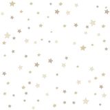 Happy Behang Sterren Sterretjes Beige Zand Geel Wit Vliesbehang 0,53 x 10,05 M