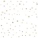 Happy Behang Sterren Sterretjes Beige Zand Geel Wit Vliesbehang 0,53 x 10,05 M