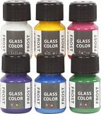 creotime Glass Color Frost - 6x35 ml - Diverse Kleuren