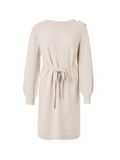 ONLY Onlglory Life Ls Button Dress Cc Knt Meisjes Mini Jurk XS Pumice Stone