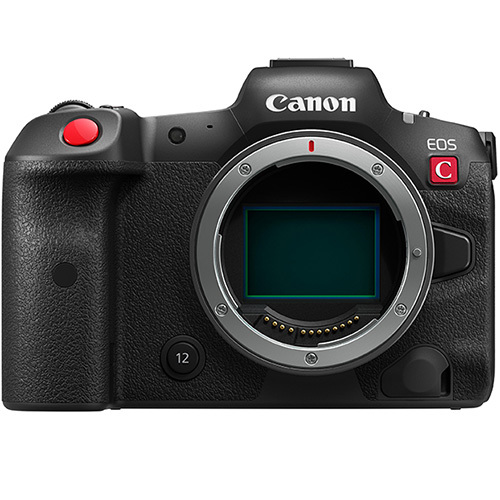 Canon EOS R5 C body + Tascam CA-XLR2d-C XLR microfoon adapter voor