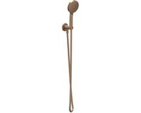 IVY Glijstangset met Handdouche Verstelbaar 3 Standen - Doucheslang 150 cm - Geborsteld Mat Koper PVD