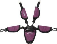 FUXTEC 5-punts veiligheidsgordel paarse trolley - Premium Cruiser
