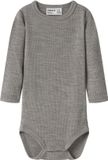 NAME IT - NBNWAX WOOL RIB LS BODY NOOS - Baby - Bodies - Satellite - 68