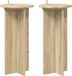 vidaXL Plantenstandaard 2 stuks Sonoma eiken 29,5 x 29,5 x 60 cm Bewerkt hout