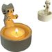 Merkloos Cute Kat Kaarsenhouder met Schattig Design