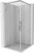 Mexen Rox Duo douchecabine 75 x 75 cm, transparant, chroom