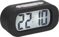 Karlsson Alarm clock Gummy rubberized black