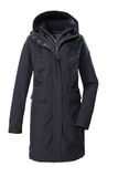 G.I.G.A. DX dames Softshell parka met capuchon en afritsbaar gilet GW 79 WMN SFTSHLL PRK, schwarz, 40, 43689-000