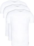 Tommy Hilfiger Stretch T-Shirt 3-pak - Elastisch katoen - M - Wit