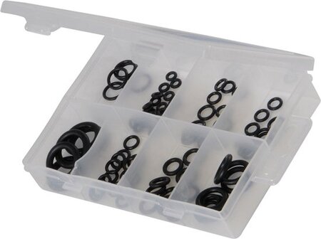 O-ring Assortiment - 85-delig - Lucht- en waterdicht - Inclusief opbergkoffer
