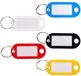 CM Sleutelhangers/labels - kunststof - multi kleur - 20 stuks