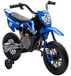 StarTech Elektrische kinder motorfiets - Zitmotorfiets - 2 snelheidsstanden - 12V - 5 km/u - Geschikt voor kinderen van 3 tot 6 jaar - Blauw