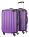 HAUPTSTADTKOFFER - Spree - 2 x bagages à main avec soufflet extensible, set de valises cabine, bagage de bord extensible TSA, 4 roulettes 55 cm, 42 litres, Aubergine