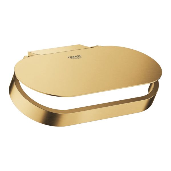 GROHE Selection closetrolhouder met klep brushed cool sunrise 41069GN0 - Goud
