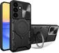 Techsuit Hoesje geschikt voor Samsung Galaxy A16 - CamGuard Pro Back Cover - Zwart