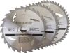 Silverline Lames de scie circulaire - 230 mm - 24, 40, 48 dents - Incluant bagues de réduction - 3 pièces