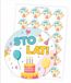 Autocollants d'anniversaire "100 ans !", set de 24 pièces