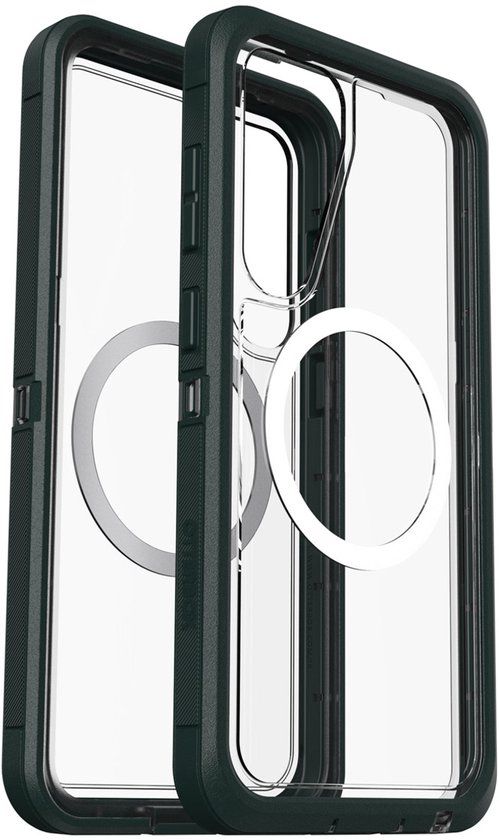 OtterBox Defender XT Hoesje Geschikt voor Samsung Galaxy S25 Plus - Back Cover Compatibel met MagSafe / Qi2 - Groen