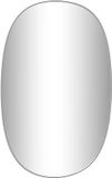 vidaXL Wandspiegel 80x50 cm Zilverkleurig