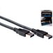 ACT SB3011 USB 3.2 Gen 1 (3.1 Gen 1) Kabel - USB A naar USB A - 1m - Zwart