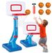 Panier de basket-ball Set de basket-ball pour enfants Réglable en hauteur 70 à 138 cm Intérieur et extérieur