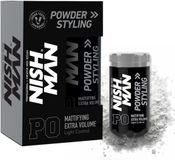 Nishman Hair Styling Powder P0 Light Control 20g, Matte Finish voor Heren