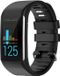 Strap-it Siliconen Smartwatch bandje - Geschikt voor Polar A360 / A370 - Zwart