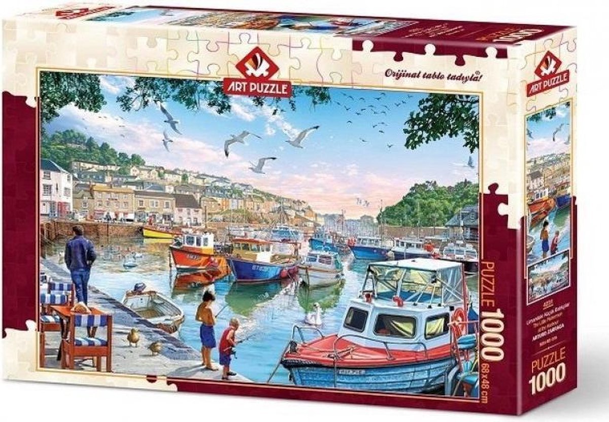 Art Puzzle The Little Fishermann Puzzel 1000 Stukjes