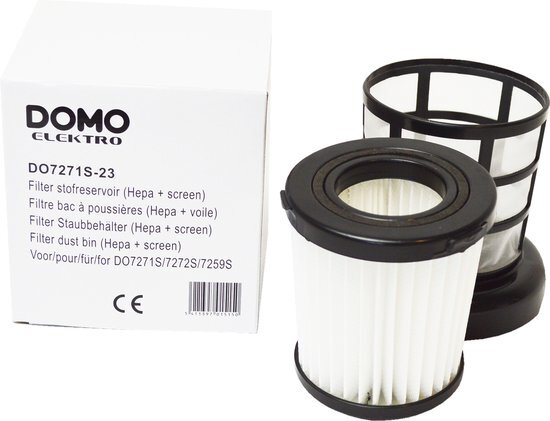 DOMO filter van stofreservoir voor stofzuiger (DO7259S-23)