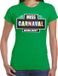 Bellatio Decorations Miss Carnaval verkleed t-shirt groen voor dames L