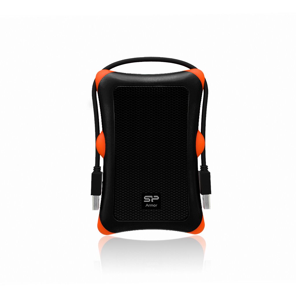 Silicon Power Armor A30 2TB 2.5" USB 3.0 Portable Hard Drive - Black