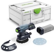 Festool ETSC 125 Li-Basic excentrische accu schuurmachine (body) 18V Li-ion + gratis 5.2Ah accu