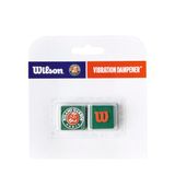 Wilson Unisex Roland-garros Demper 2 Pack Tennis Grips & Anders, Groen/Oranje, Geen Maat EU
