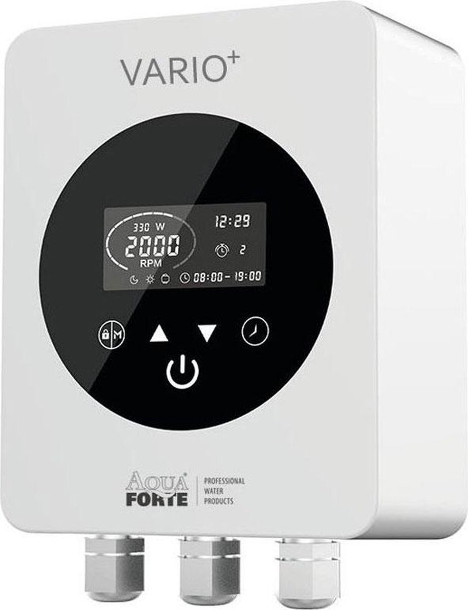 AquaForte Vario+ frequency inverter met touch screen