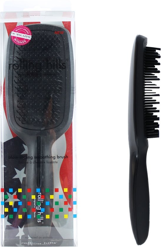 - Rolling Hills blow-styling smoothing brush black