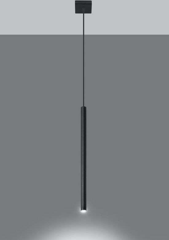 Sollux Pastelo - Hanglamp - Zwart - G9 - 1 lichts
