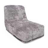 novely® CRETA – Fauteuil de salon moderne avec dossier - Couleur : 06 Gris