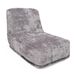novely® CRETA – Fauteuil de salon moderne avec dossier - Couleur : 06 Gris