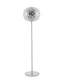 Kartell Planet staande lamp, H. 130 cm, dimbaar, transparant (kristal)
