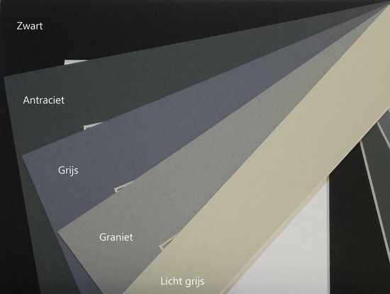 Homedecoration 5 stuks Passe-partout Arton - 50x60/30x45 cm - Licht grijs