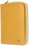 Golden Head Leren portemonnee Madrid RFID Protect RV-Börse 3317 Senfgelb mosterdgeel