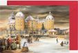 Moritzburg Mini-adventskalender, uitgevoerd als een uitklapkaart met envelop
