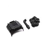 Axial AXI231042 motorhoes 5.0, Early Bronco: SCX10 III, grijs/zilver