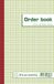 Exacompta 10x Orderbook gelijnd 21x13,5cm 50 blad doorschrijfpapier tripli