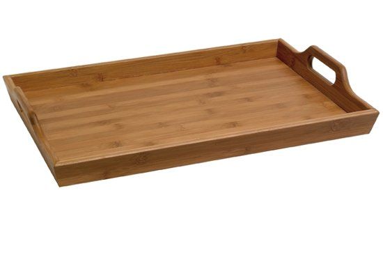 Cosy&Trendy Dienblad met handvaten bamboe - 43x29 cm
