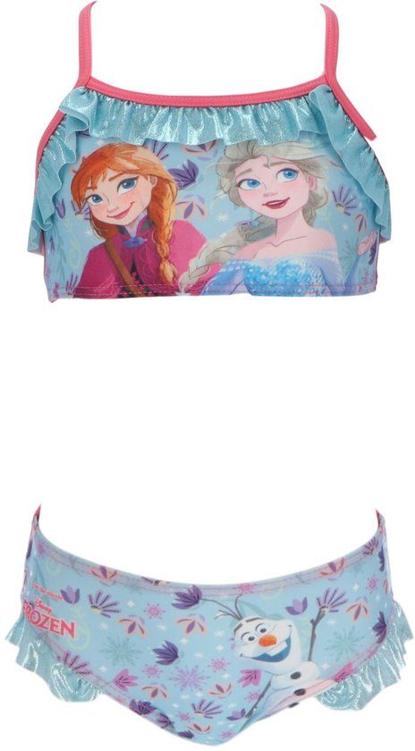 4KidsOnly Frozen Bikini - Maat 98/104 - Roze - Bikini Meisjes