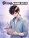 Dreamy Anime Boys Coloring Book