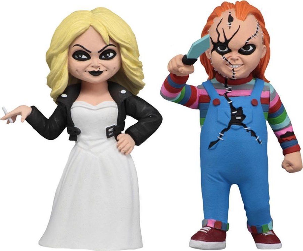 Neca bride of chucky toony terrors chucky and tiffany set van 2