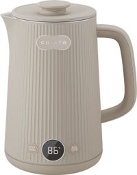 CHiATO heatPLAY Groove Elektrische waterkoker, 1,7 L – Licht Zand